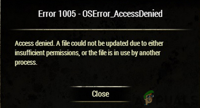 Wie behebe ich Elder Scrolls Online-Fehler 1005?
