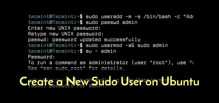 So erstellen Sie einen neuen Sudo-Benutzer unter Ubuntu
