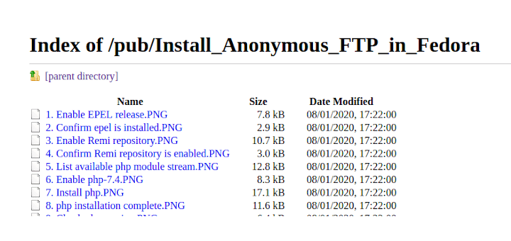So richten Sie einen anonymen FTP-Download-Server in Fedora ein