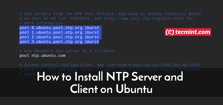 So installieren Sie NTP Server und Client unter Ubuntu