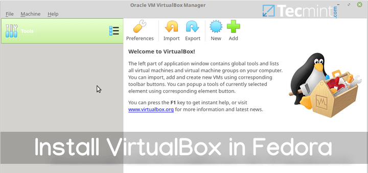 So installieren Sie VirtualBox unter Fedora Linux