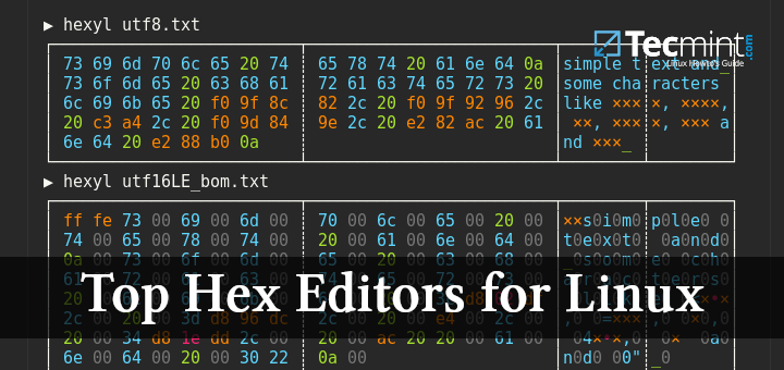 Top Hex Editoren für Linux