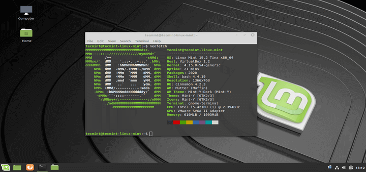 Installationsanleitung von Linux Mint 19.2 Codename ‘Tina’ mit Screenshots