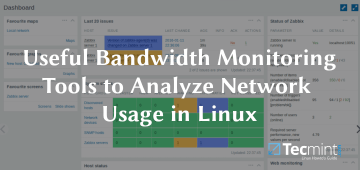 16 Nützliche Tools zur Bandbreitenüberwachung zur Analyse der Netzwerknutzung unter Linux
