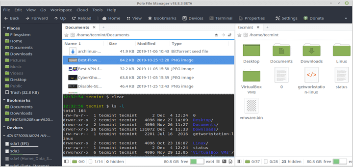 Polo – Ein moderner, leichter Dateimanager für Linux
