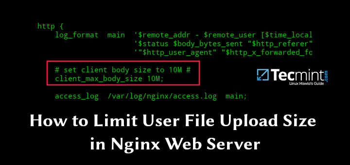 So begrenzen Sie die Größe des Datei-Uploads in Nginx