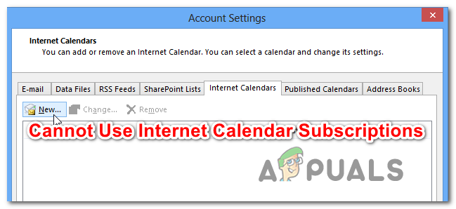 Fix: Internetkalender kann in Outlook 2010 und älteren Versionen nicht hinzugefügt oder verwendet werden