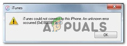 Wie behebe ich den Fehler OxE8000015 beim Anschließen des iPhone?
