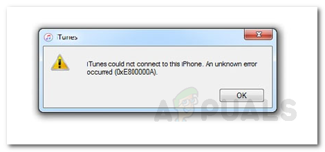Fehlerbehebung bei iTunes kann keine Verbindung herstellen ‘Unbekannter Fehler 0XE80000A’