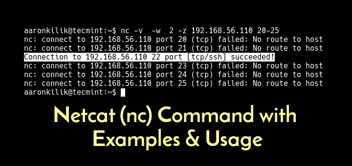 8 Netcat (nc) -Befehl mit Beispielen
