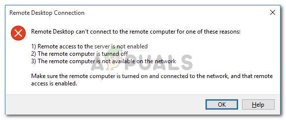 Fix: Remotedesktop kann aus einem dieser Gründe keine Verbindung zum Remotecomputer herstellen