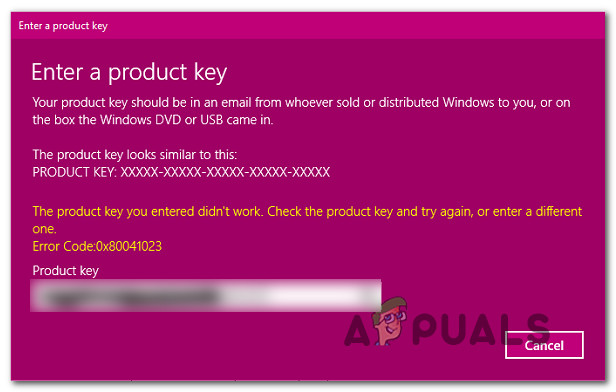 So beheben Sie den Windows 10-Aktivierungsfehler 0x80041023