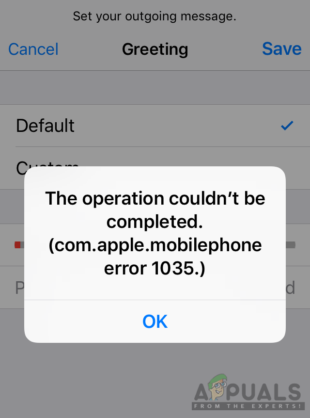 So beheben Sie ‘com.apple.mobilephone Fehler 1035’ auf dem iPhone