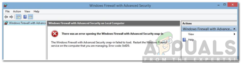 Wie behebt man den Windows Defender Firewall-Fehlercode 0x6d9?