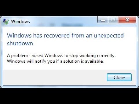 Wie behebt man den Fehler “Windows wurde nach einem unerwarteten Herunterfahren wiederhergestellt”?