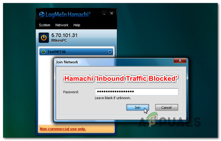 So beheben Sie eingehenden Datenverkehr, der auf Hamachi blockiert ist