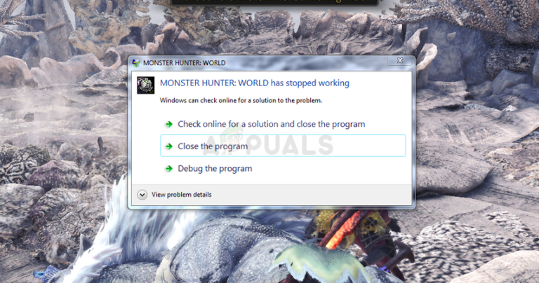 Wie behebt man Monster Hunter World Crashing unter Windows?