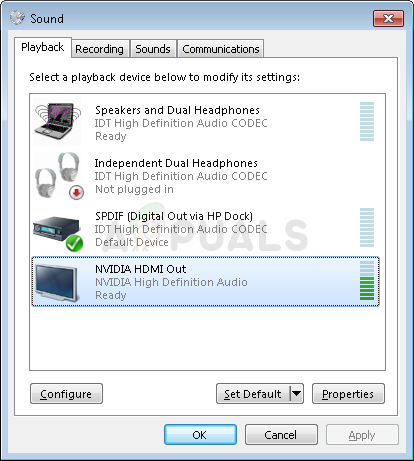 Wie behebt man das NVIDIA High Definition Audio No Sound Problem unter Windows?