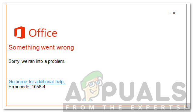 Wie behebe ich den Microsoft Office-Fehlercode 1058-4?