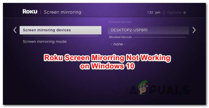 So beheben Sie, dass die Roku-Bildschirmspiegelung unter Windows 10 nicht funktioniert