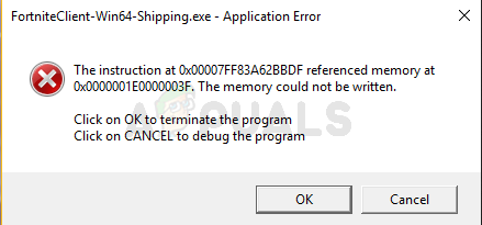 Fix: FortniteClient-Win64-Shipping.exe – Anwendungsfehler