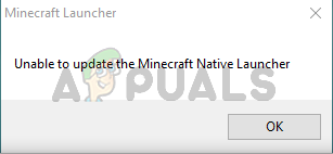 Fix: Der Minecraft Native Launcher kann nicht aktualisiert werden