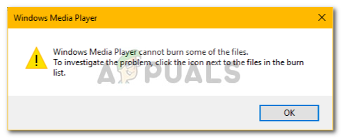 Fix: Windows Media Player kann einige Dateien nicht brennen