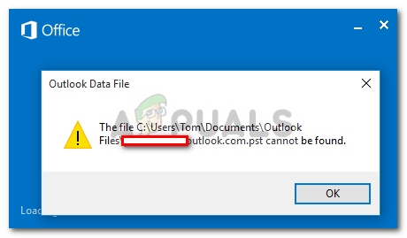 Fix: Outlook.pst kann nicht gefunden werden