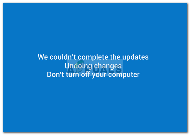 Fix: Die Updates konnten unter Windows 10 nicht rückgängig gemacht werden