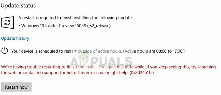 Fix: Windows Update Fehler 0x8024a11a unter Windows 10
