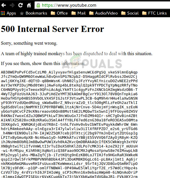 Fix: YouTube 500 Interner Serverfehler