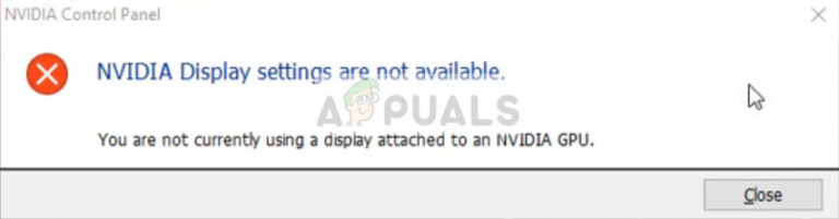 Fix: NVIDIA-Anzeigeeinstellungen sind nicht verfügbar