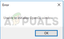 Fix: OpenGL-Fenster kann nicht initialisiert werden