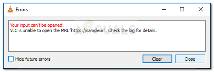 Fix: VLC kann die MRL-Datei nicht öffnen