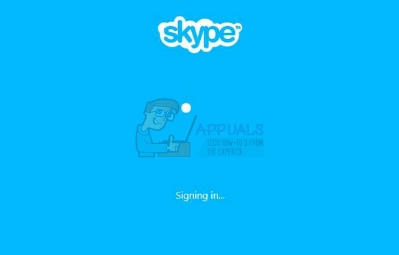 Fix: Skype bleibt beim Anmelden hängen