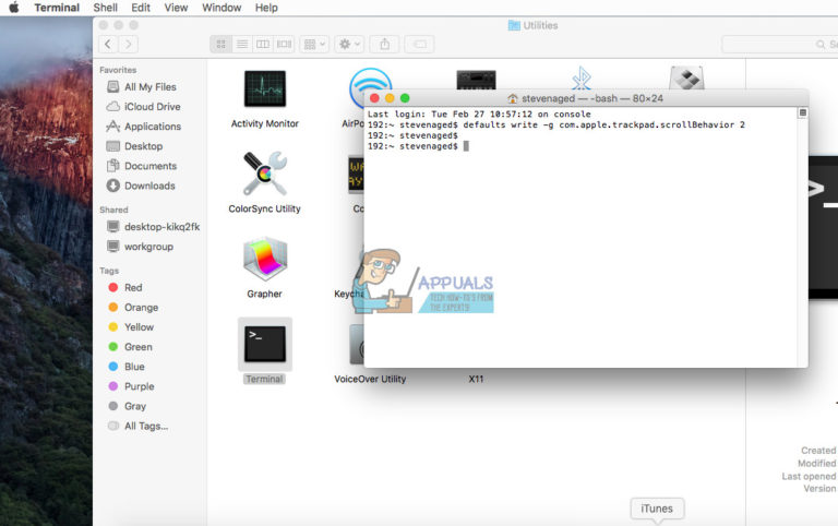 Fix: TrackPad Scroll funktioniert unter MacOS nicht