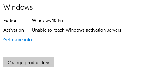 Fix: Windows-Aktivierungsserver Windows 10 kann nicht erreicht werden