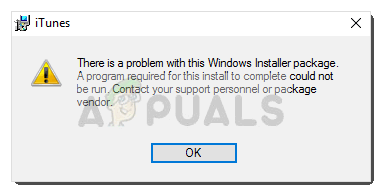 Fix: iTunes kann unter Windows 10 nicht installiert werden
