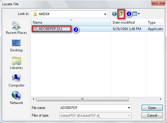 Fix: Die Datei AdobePDF.dll wird benötigt