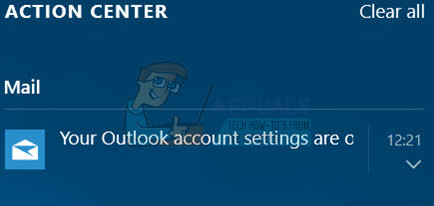 Fix: Ihre Outlook-Kontoeinstellungen sind unter Windows 10 veraltet