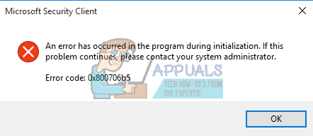 Fix: Windows Update-Fehlercode 0x800706b5