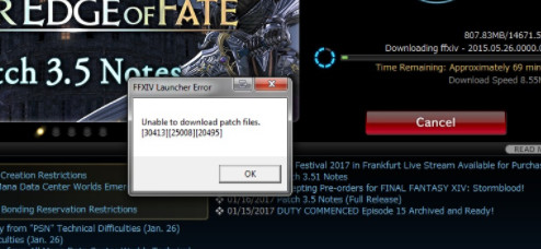 Fix: FFXIV ‘Patch-Dateien können nicht heruntergeladen werden’