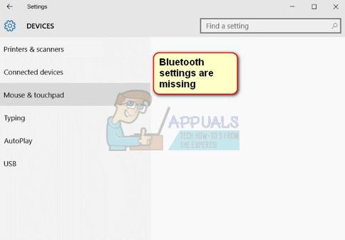 Fix: Bluetooth fehlt und verschwindet unter Windows 10