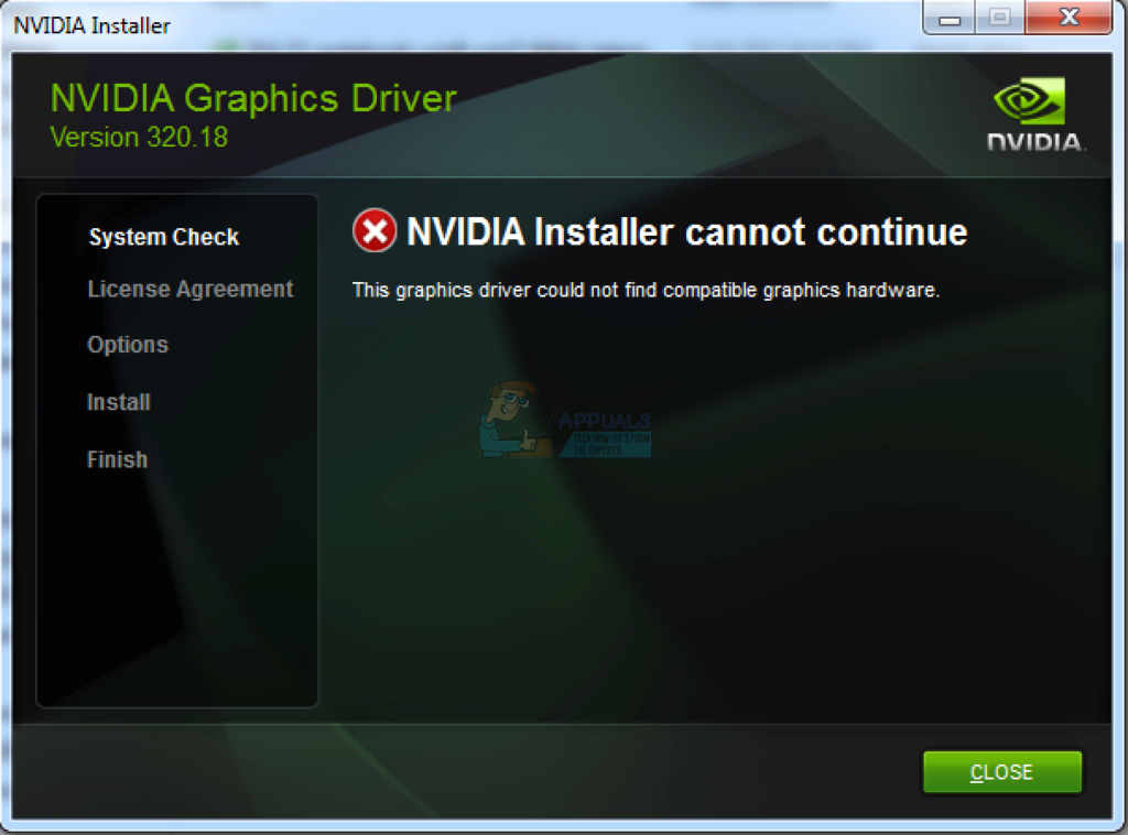 Nvidia Geforce Experience Microsoft Visual C++ Runtime Library Error.