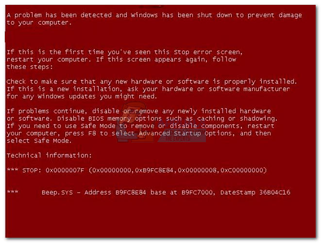 So beheben Sie Red Screen of Death (RSOD) in Windows