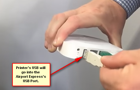 So verwandeln Sie einen USB-Drucker mit Airport Express in einen drahtlosen Drucker