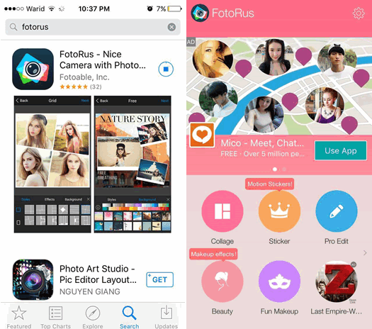 BESTER LEITFADEN: FotoRus iOS App