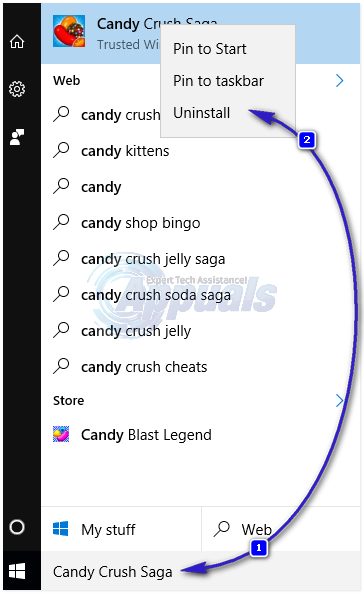 UPDATE: So entfernen Sie Candy Crush Saga von Windows 10