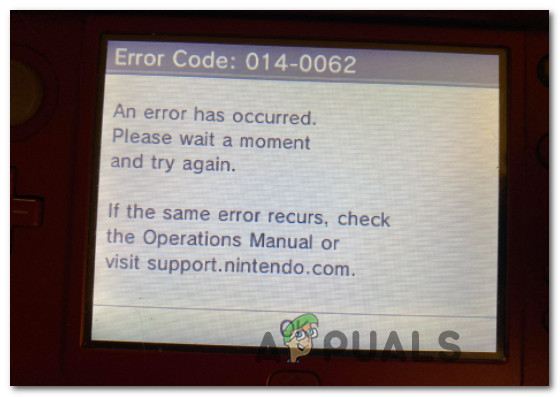 Fehlerbehebung für Nintendo-Fehlercode 014-0062