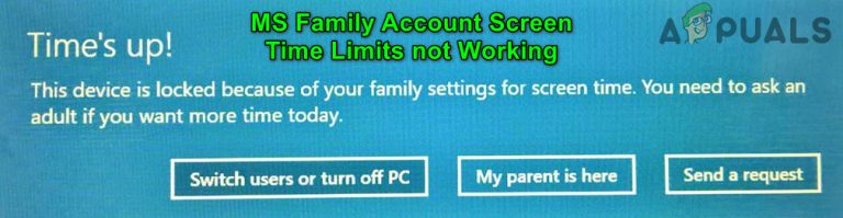 Fix: Bildschirmzeitlimits für MS Family-Konten funktionieren nicht